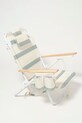 Plážová stolička SunnyLife La Palma Sage Stripe S51DBCPA