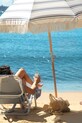 Plážová stolička SunnyLife The Resort Coastal Blue SCDBCCBL