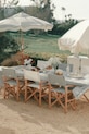 Skladacie kreslo Business & Pleasure Co. Antique White BPC.DT.ANT.WHT biela