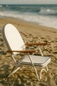 Business & Pleasure Co. krzesło plażowe Rive White BPC.P.RIV.WHT