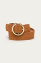 Pieces pasek skórzany brązowy 17106159