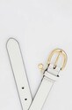 Lauren Ralph Lauren curea de damă din piele 412802952 alb AA00