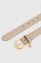 Kožený pásek Lauren Ralph Lauren 412802952 béžová AA00