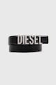 Шкіряний ремінь Diesel Gift Box чорний X09790.P6364