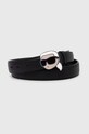 Kožni remen Karl Lagerfeld crna 245W3103