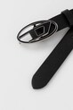 Diesel curea de piele OVAL D LOGO B-1DR 25 X09716.P1245 negru AA00