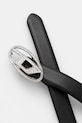 Diesel curea de piele OVAL D LOGO B-1DR STRASS 20 X09972.P6364 negru AA00