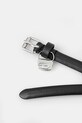 Diesel pasek skórzany DIESEL LOGO B-CHARM HIP X09973.PR227 czarny AA00