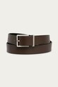 Calvin Klein - Pasek skórzany brązowy K50K504301