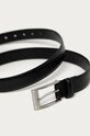 Strellson - Kožený opasok 3503 čierna AA00
