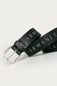Armani Exchange - Pasek skórzany 951185.CC529 czarny AA00