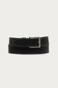 Wrangler - Pasek skórzany czarny W0081US01