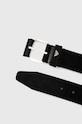Accesorii Emporio Armani curea de piele cu doua fete Y4S426.YTU5J.NOS negru