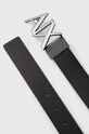 Armani Exchange curea de piele cu doua fete 951017.CC505.NOS negru AA00