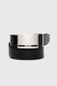BOSS curea de piele 50481069 negru AA00