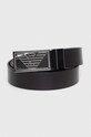 Emporio Armani curea de piele cu doua fete negru Y4S507.Y134J.NOS