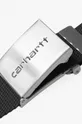 Carhartt WIP pasek Clip Belt Chrome czarny