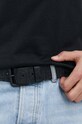 Diesel pasek skórzany B-MONOGRAM LE BELT czarny X09400.PR505