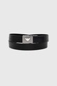 Oboustranný kožený pásek Emporio Armani černá Y4S623.YQ50X.NOS