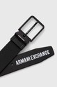 Akcesoria Armani Exchange pasek skórzany dwustronny 951394.4R850.NOS czarny