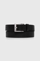 Tommy Hilfiger curea de piele negru AM0AM08363