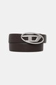 Двухсторонний кожаный ремень Diesel OVAL D LOGO B-1DR REV II коричневый X09812.P4420