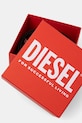 Diesel cintura in pelle bilaterale OVAL D LOGO B-1DR REV II marrone X09812.P4420