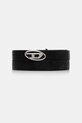 Diesel pasek skórzany OVAL D LOGO B-1DR-LAYER czarny X09813.PR271
