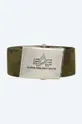 zelená Pásek Alpha Industries Heavy Duty Belt Unisex