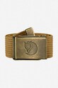 Fjallraven pasek Pasek Fjallraven Canvas Brass Belt F77297 232 beżowy F77297.232