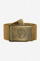 bež Remen Fjallraven Pasek Fjallraven Canvas Brass Belt Unisex