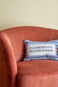 Living și dormitor Bloomingville pernă decorativă Elder 82066508 albastru