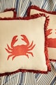 Calma House poduszka ozdobna Crab czerwony CRAB.R32.ROJ
