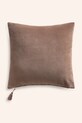 Calma House poszewka dekoracyjna na poduszkę bawełniana Velour 45 x 45 cm brązowy VELOUR.45.MRR