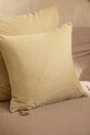 Obývacia izba a spálňa Dekoratívna bavlnená obliečka na vankúš Calma House Velour 45 x 45 cm VELOUR.45.CRU béžová