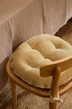 Calma House poduszka na krzesło Velour 40 x 4 cm VELOUR.40D.CRU beżowy AA00