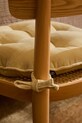 Salon i sypialnia Calma House poduszka na krzesło Velour 40 x 4 cm VELOUR.40D.CRU beżowy
