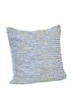Hübsch poduszka dekoracyjna z materiału tekstylnego 50 x 50 cm niebieski 702113