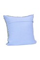 Hübsch poduszka dekoracyjna z materiału tekstylnego 50 x 50 cm 702113 niebieski AA00