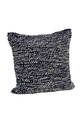 Hübsch poduszka dekoracyjna z materiału tekstylnego 50 x 50 cm granatowy 702114
