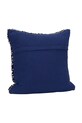 Hübsch poduszka dekoracyjna z materiału tekstylnego 50 x 50 cm 702114 granatowy AA00