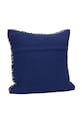Hübsch poduszka dekoracyjna z materiału tekstylnego 50 x 50 cm 702114 granatowy AA00
