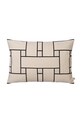 Ferm Living poduszka dekoracyjna bawełniana 40 x 60 cm beżowy 1104272922
