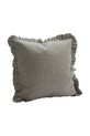 Madam Stoltz poszewka na poduszkę dekoracyjna bawełniana 50 x 50 cm szary JOCU2843