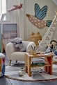 Шерстяной ковёр Bloomingville Jay 82062383 голубой
