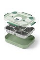 Otroška škatla za kosilo Monbento 58284097 zelena AA00