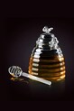 Affek Design słoik do miodu z czerpakiem Basic Kitchen 500 ml transparentny HTID5577