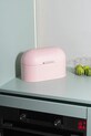 ONA chlebak kuchenny z metalu 33,5 x 18 x 21,5 cm różowy 257280
