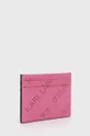 Θήκη για κάρτες Karl Lagerfeld ροζ