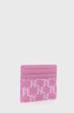 Pouzdro na karty Karl Lagerfeld růžová